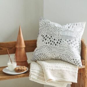 2 West Elm Abstract Woodland Landscape Cushion Covers